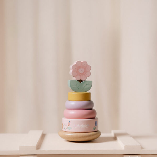 Rocking ring stacker wood - Fairy Garden FSC